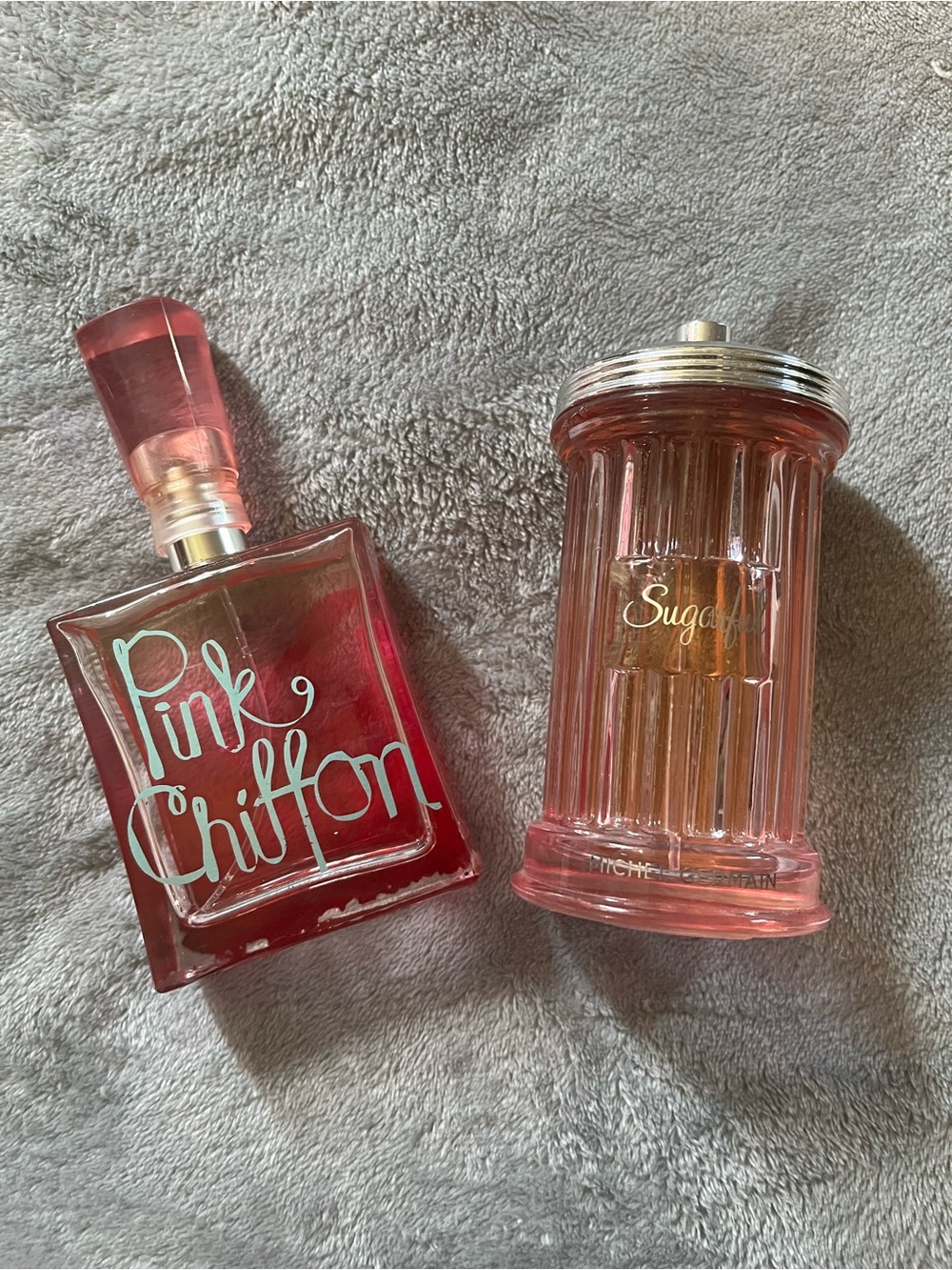 Bath and Body Works Pink Chiffon and Michel Germain Sugarful Perfume lot